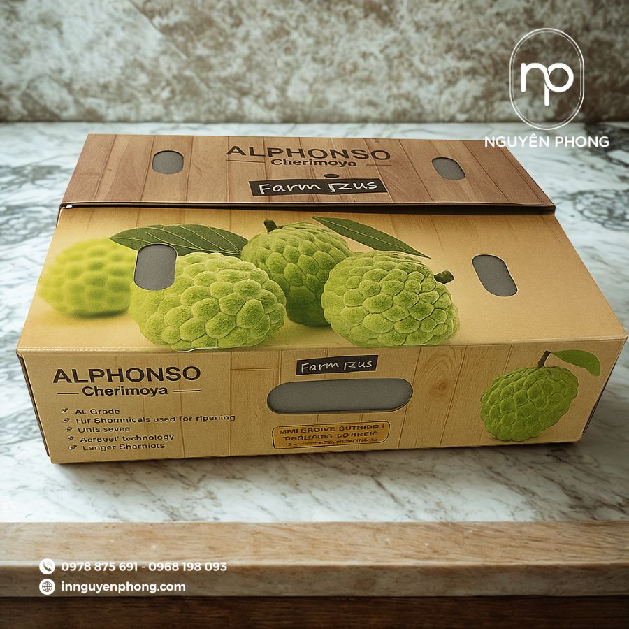 Mẫu thùng carton đựng na